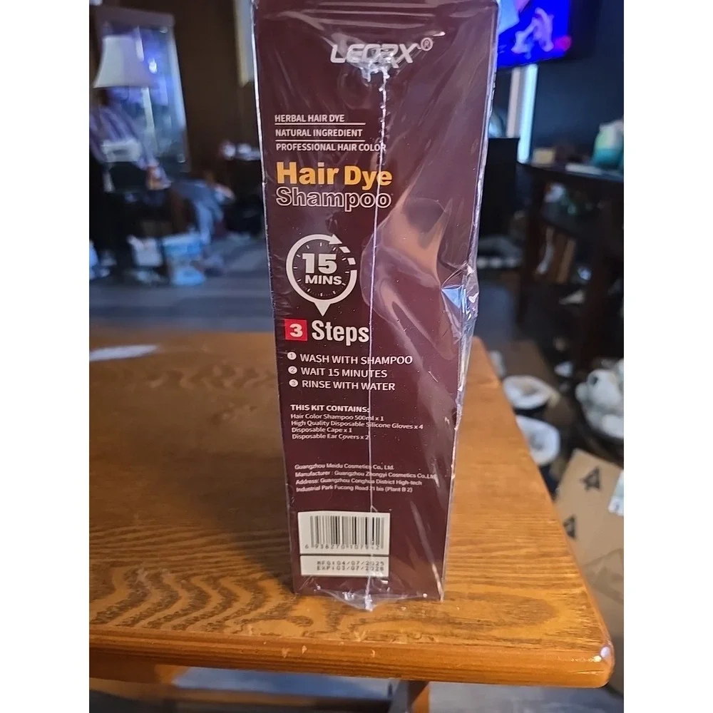 3 In 1 Hair Dye and Color Shampoo, Golden Brown, 16.9 Fl‎ Oz - Instant Herba...